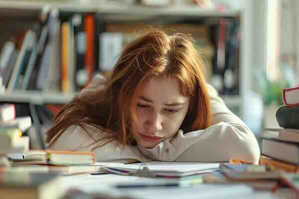 Depressed student